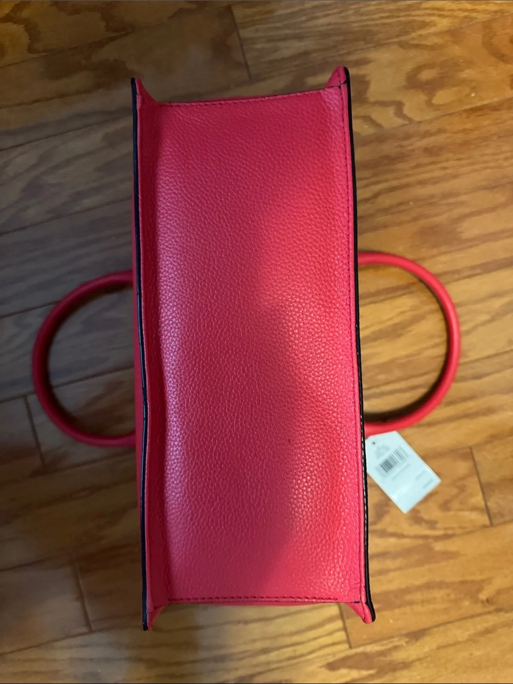 kate spade Red Pebbled Leather Double-Handle Satchel